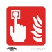 Sealey Safe Conditions Safety Sign - Fire Alarm Symbol - Rigid Plastic