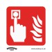 Sealey Safe Conditions Safety Sign - Fire Alarm Symbol - Self-Adhesive Vinyl