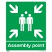 Sealey Safe Conditions Safety Sign - Assembly Point - Rigid Plastic