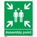 Sealey Safe Conditions Safety Sign - Assembly Point - Rigid Plastic