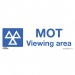 Sealey Warning Safety Sign - MOT Viewing Area - Rigid Plastic