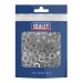 Sealey Stainless Steel Flat Washer Din 125  M6 - Pack of 100