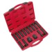 Sealey Impact TRX-Star, TRX-Star Female & Hex Socket Bit Set 16pc 3/4 & 1Sq Drive