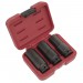 Sealey Weighted Impact Socket Set 1/2\"Sq Drive 3pc