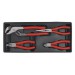 Sealey Tool Tray with Pliers Set 4pc