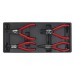 Sealey Tool Tray with Circlip Pliers Set 4pc