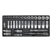Sealey Tool Tray with Socket Set 3/8Sq Drive 35pc