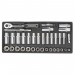 Sealey Tool Tray with Socket Set 35pc 3/8\"Sq Drive
