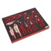 Sealey Tool Tray with Pliers Set 14pc