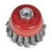 Sealey Twist Knot Cup Brush 65mm M10 x 1.25mm