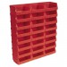 Sealey Plastic Storage Bin 103 x 85 x 53mm - Red Pack of 24