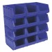 Sealey Plastic Storage Bin 209 x 356 x 164mm - Blue Pack of 12