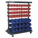 Sealey Mobile Bin Storage System with 94 Bins