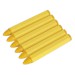 Sealey Tyre Marking Crayon - Yellow Pack of 6