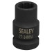Sealey Brake Caliper Socket 1/2\"Sq Drive 14mm Square Ribe 7pt