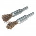 Sealey Decarbonising Brush Set 2pc 13mm