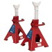 Sealey Axle Stands 6ton Capacity per Stand 12ton per Pair Ratchet Type