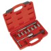 Sealey Diesel Injector Seat Cleaner Set 6pc