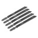 Sealey Jigsaw Blade Soft Wood & Plastics 75mm 9tpi - Pack of 5