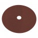 Sealey Fibre Backed Disc 175mm - 60Grit Pack of 25