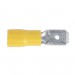 Sealey Push-On Terminal 6.3mm Male Yellow Pack of 100