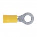Sealey Easy-Entry Ring Terminal 6.4mm (1/4\") Yellow Pack of 100