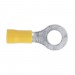 Sealey Easy-Entry Ring Terminal 8.4mm (5/16\") Yellow Pack of 100