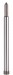 RUKO Ejector pin Terrax for short broach cutter Stepped pin    6,35x77mm