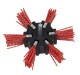 Sealey 100mm Nylon Filament Strip Brush with 6mm Shaft