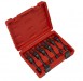 Sealey Flexi-Head Flare Nut Diesel Injection Wrench Set 6pc 3/8\"Sq Drive