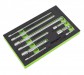 Sealey Extension Bar Set 1/4\", 3/8\" & 1/2\"Sq Drive 9pc