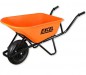 Excel Heavy Duty Wheelbarrow with 100L HDPE Tray