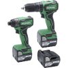 HIKOKI 18V TWIN KIT 3 X 5AMP LION BATTERIES - £240.00 Inc VAT