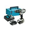 Makita DHP482RTWJ Cordless 18V LXT White Combi Drill 2x 5Ah Batteries Charger and Case - £208.56 Inc VAT