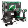 HiKOKI KC36DPL2JAZ 36V Multi-Volt Combi Drill & Impact Driver Twin Pack (2 x Multi-Volt Batteries) - £469.57 Inc VAT